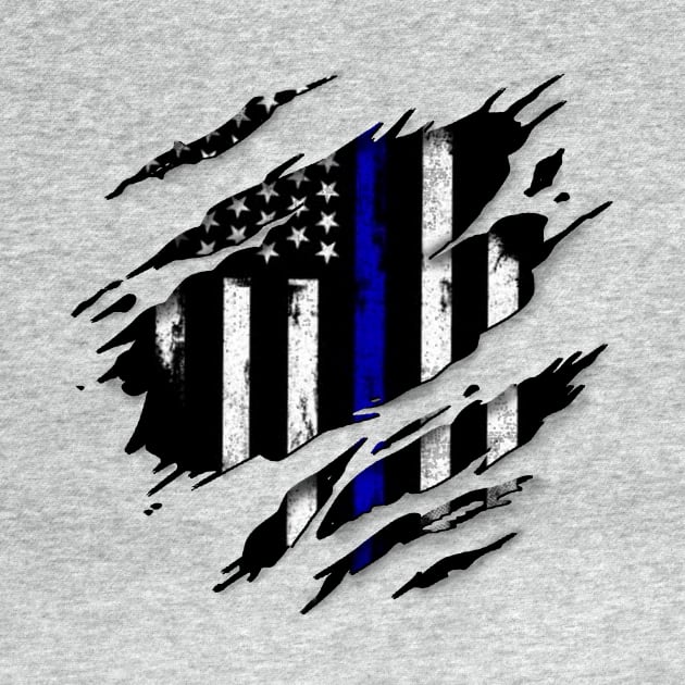 Thin Blue Line Rip by Digitanim8tor